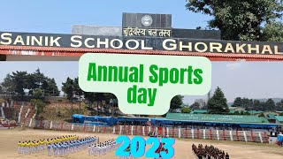 Ghorakhal Sainik School Annual Sports Day 2023 [upl. by Ennairol274]