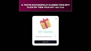 How to Claim your NFT [upl. by Yrok]