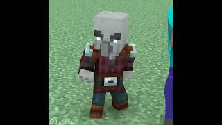 When Villager intends to tease Herobrine  PoiPoiPoiPoiPoiPoiPoPi 😁  Elysia [upl. by Colbye]