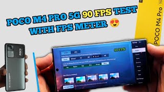 Poco M4 Pro 5g 90 FPS Test with FPS meter  Handcam  Dimensity 810 🔥 [upl. by Raviv]