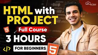 HTML Full Course for Beginners in HINDI  Learn HTML with Projects in 3 Hours 2024 [upl. by Halas]