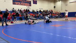 16 Vineland Vs Woodstown Schalick Pennsville Middle School Quad Wrestling [upl. by Casper988]