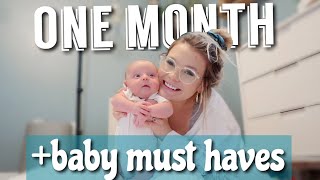 Ventures ONE Month Update  Baby Must Haves [upl. by Eibob702]