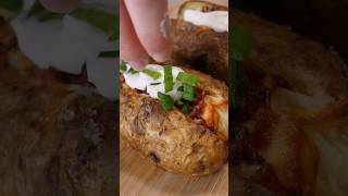 Loaded Air Fryer Baked Potato Recipe [upl. by Remmos]