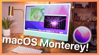 macOS Monterey Hands on First Look [upl. by Kolodgie]