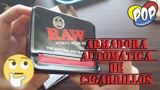 MAYORISTA DE GROW SHOP Cómo se usa la maquina automática RAW [upl. by Elletsirk]