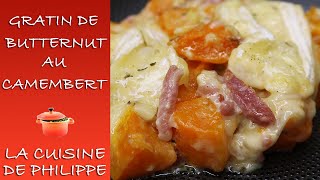 Gratin de butternut au camembert [upl. by Foushee]