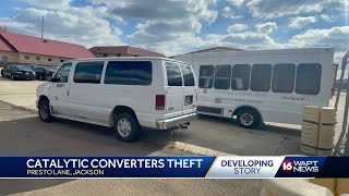 Catalytic converters stolen from Salvation Army vehicles [upl. by Anelra540]