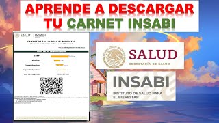 ✅ DESCARGAR CARNET INSABI FACIL Y RAPIDO [upl. by Jaimie]