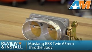 19962004 Mustang BBK Twin 65mm Throttle Body Cobra Bullitt amp Mach 1 Review [upl. by Noll]