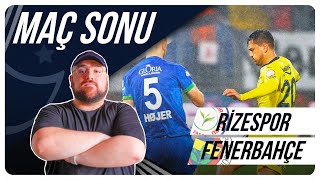 Çaykur Rizespor  Fenerbahçe  Maç Sonu Değerlendirmesi [upl. by Ahidam]