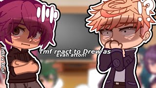 Tmf reacts to Drew as Evan afton  tmf x FnaF  warnings in desc [upl. by Asirret723]