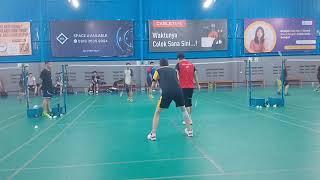 badminton Sparring Match wBFWC 2024 11 08 Theo Defry vs BWFC [upl. by Mathews]