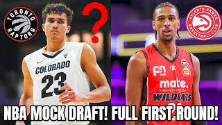 NBA Mock DRAFT Full First Round NBA Mock Draft Analysis [upl. by Hauge]