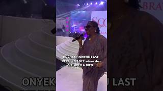 Onyeka Onwenu death Onyeka Onwenu Last performance before she died [upl. by Ahsilac]