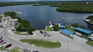 Flight Over Port Charlotte Beach Park [upl. by Emogene]