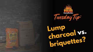 Lump charcoal vs briquettes HUB breaks it down [upl. by Carrelli]