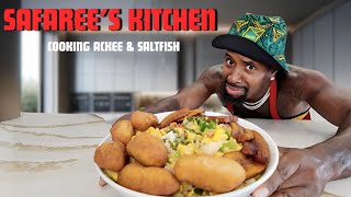 COOKING ACKEE amp SALTFISH WITH SAFAREE  JAMAICAS NATIONAL DISH  WITH TCooksWithFlave EP 2 [upl. by Budde]