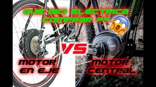 Debes Saberlo Antes De Comprar una Bici Eléctrica  Motor Hub VS Motor Central [upl. by Nahttam970]