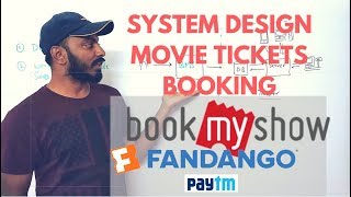 BOOKMYSHOW System Design FANDANGO System Design  Software architecture for online ticket booking [upl. by Palila]