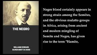 The Negro By William Edward Burghardt Du Bois Audiobook [upl. by Goran]