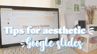 TIPS IN MAKING AESTHETIC GOOGLE SLIDE PRESENTATION I GoogleSlide presentation for school ftDoratoon [upl. by Ecirtnuahs]