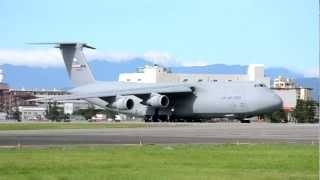 C5A takeoff  YokotaAirBase [upl. by Xenophon21]