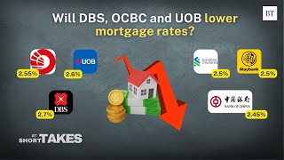 Will DBS OCBC and UOB lower mortgage rates to compete with foreign players [upl. by Grimaldi905]