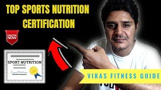 Top sports nutrition certificate provider in India and internationallysports nutrition course [upl. by Nahtanod]