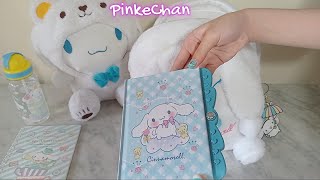 Whats in My Cinnamoroll Bag 😊🐇 Haul Cinnamoroll Stationery [upl. by Eirollam]