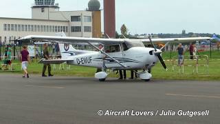 Cessna 172SP DEWUF Takeoff  BerlinGatow 08092013 [upl. by Dittman]