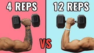 Low Reps vs High Reps for Muscle Growth [upl. by Chitkara]