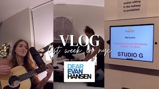 LAST WEEK in NYC  Dear Evan Hansen Tour [upl. by Atinet]