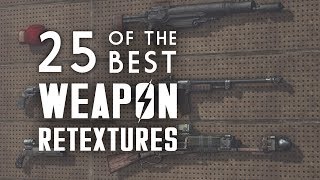 25 of the Best Weapon Retexture Mods  Fallout 4 Mods [upl. by Nollek]