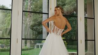 Casablanca Bridal Fall 2024 Style 2562 [upl. by Nibroc]