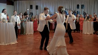 First Dance with Dad Interrupted By Brides Two Younger Brothers [upl. by Reo766]