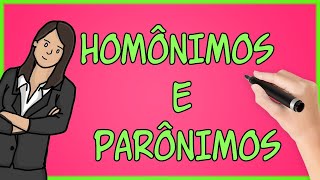 O que são Homônimos e Parônimos Aula com Exemplos [upl. by Aleira]