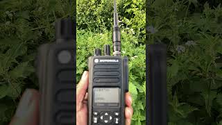 Motorola DP4801XPR7550 with Diamond RH77CA Antenna [upl. by Devondra942]