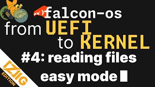 UEFI bootloader Reading files on easy mode [upl. by Ainolopa]