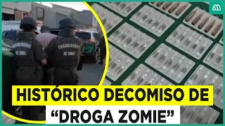 “Droga zombie” en Chile El más grande decomiso de fentanilo en la historia [upl. by Atiekal]