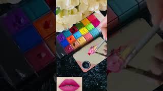 Rose pink lipstick shade please guys subscribe like share comment makeupartistsworldwide love [upl. by Eelaras]