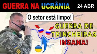 24 Abr Tropas de ELITE ucranianas ANIQUILAM sistematicamente POSIÇÕES RUSSAS  Guerra na Ucrânia [upl. by Ennayelhsa]