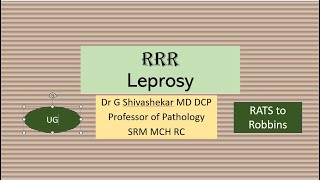 Leprosy  Hansens disease  Infectious diseases  General Pathology  RATS  MBBS  Dr GSS  SRM UQ [upl. by Kingsly]