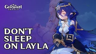 Why everyone should get Layla • Genshin character review [upl. by Adnoraj553]