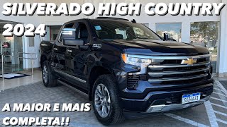 Chevrolet Silverado High Country 53 V8 2024  A MAIOR e MAIS TOP PickUp da GM no Brasil 4K [upl. by Anivlek338]