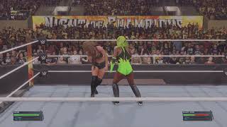 Night of champions  table match  NaOmi vs ManDy RosE [upl. by Toni]