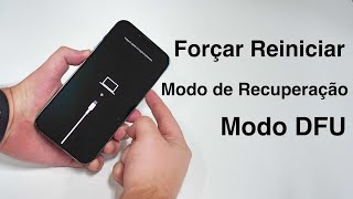 Como Forçar Reiniciar e ENTRAR amp SAIR do Modo de Recuperação e DFU iPhone 8 a 13 [upl. by Moir]