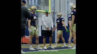 Mike Denbrock is BACK and Micd Up  Notre Dame Football [upl. by Carboni]