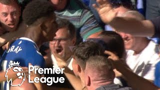 Demarai Gray nets Everton equalizer v Nottingham Forest  Premier League  NBC Sports [upl. by Amalburga19]