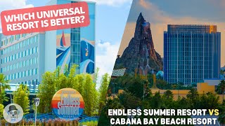 Cabana Bay vs Endless Summer Resort at Universal Orlando [upl. by Elle94]